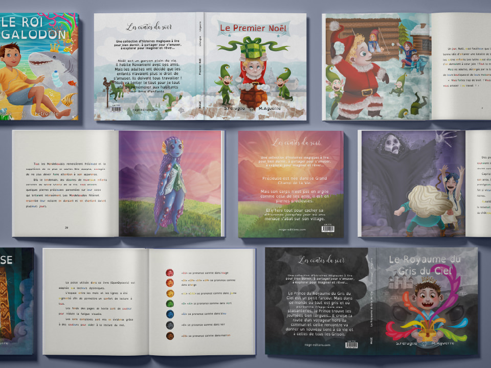 Boutique en ligne de Mage Éditions présentant des livres sensibles et inclusifs pour la jeunesse et les adultes.